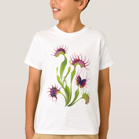 Gloeiende Venusvliegenvanger T-shirt (Voorkant)