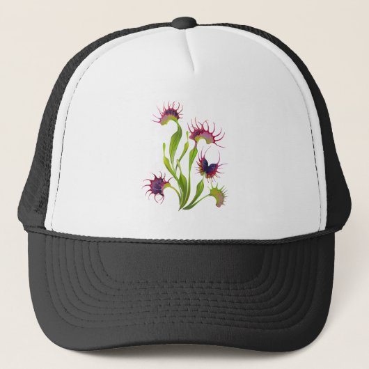 Gloeiende Venusvliegenvanger Trucker Pet (Voorkant)