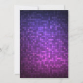 Gloeiende verjaardagsfeestje uitnodiging (Achterkant)