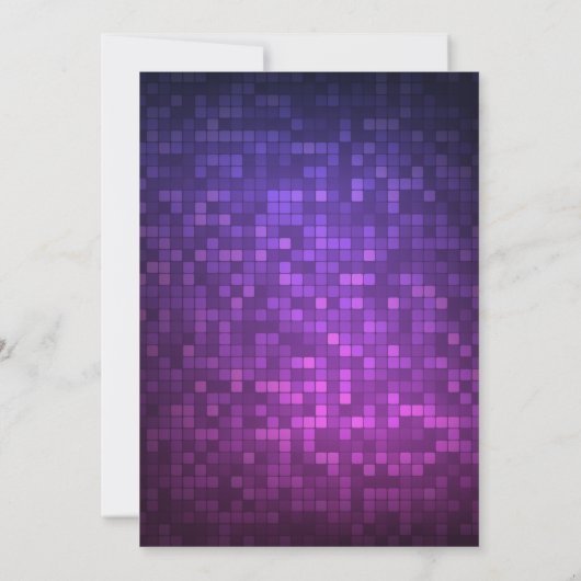 Gloeiende verjaardagsfeestje uitnodiging (Achterkant)