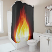 Gloeiende vlakken — Shower Curtain Douchegordijn (In situ)