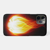 Gloeiende vlammen iPhone / iPad hoesje (Achterkant (horizontaal))