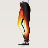 Gloeiende vlammen Leggings (Links)