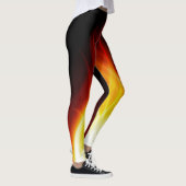 Gloeiende vlammen Leggings (Rechts)