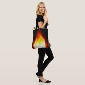 Gloeiende vlammen Tas (Op model)