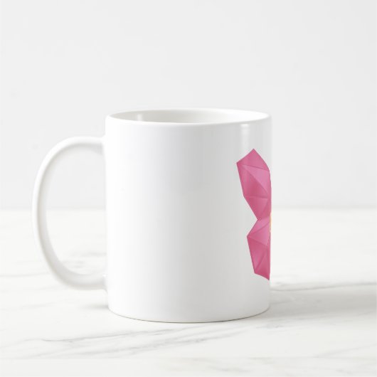 Gloeiende vlinder 🦋  koffiemok (Links)