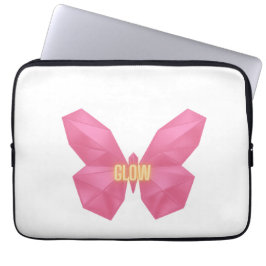 Gloeiende vlinder 🦋 laptop sleeve