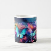 Gloeiende Vlinder Ontwerp Keramische Mok (Center)