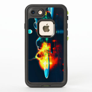 gloeiende vloeistofdruppel