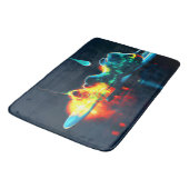 gloeiende vloeistofdruppel badmat (Gekanteld)