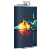 gloeiende vloeistofdruppel heupfles (Rechts)