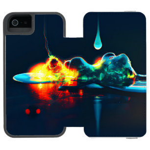 gloeiende vloeistofdruppel