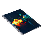 gloeiende vloeistofdruppel notitieboek (Rechterzijde)