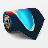 gloeiende vloeistofdruppel stropdas (Opgerold)