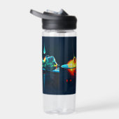 gloeiende vloeistofdruppel waterfles (Rechts)