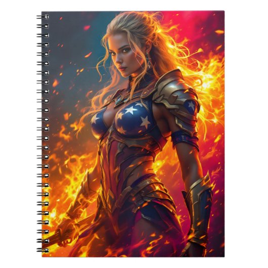 Gloeiende Vrijheid Notitieboek (Voorkant)