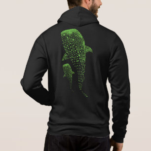 Gloeiende Walvishaakdeeltjeskunst Hoodie