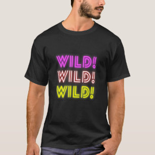 Gloeiende Wilde T-shirt Grafische Top