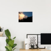 Gloeiende wolk poster (Thuiskantoor)