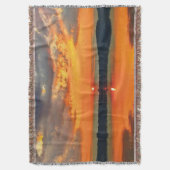 Gloeiende wolken bij zonsopgang deken (Voorkant Verticaal)