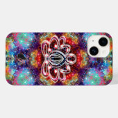 Gloeiende Zen Lotus Case-Mate iPhone Case (Achterkant (horizontaal))