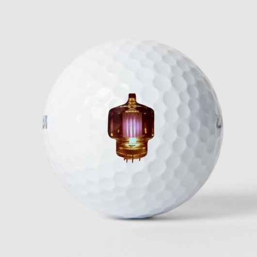 Gloeiende Zender Vacuümbuis Golfballen (Voorkant)