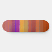 Gloeiende Zonsopgang Zoute Waterverf Pop van Kleur Persoonlijk Skateboard (Horizontaal)