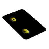 Gloeiende zwarte kat-ogen in het donker magneet (Rechterzijde)