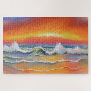 Gloeiing - Waterverf Kunst Legpuzzel