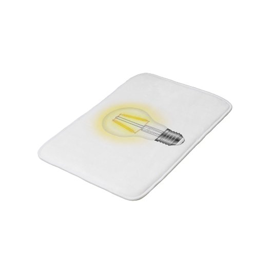 Gloeilamp Badmat (Gekanteld)