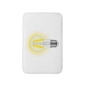 Gloeilamp Badmat (Voorkant Verticaal)