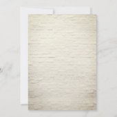  gloeilamp Botanische Garland bruiloft Kaart (Achterkant)