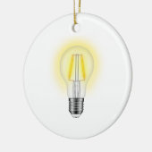 Gloeilamp Keramisch Ornament (Links)