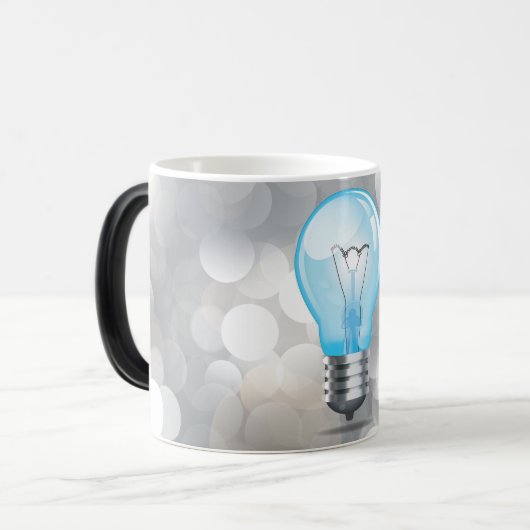 Gloeilamp Magische Mok (Voorkant links)