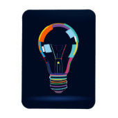 Gloeilamp Magneet (Verticaal)
