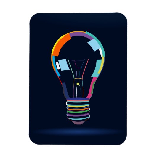 Gloeilamp Magneet (Verticaal)