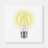 Gloeilamp Magneet (Voorkant)