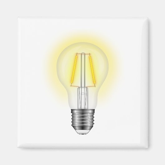 Gloeilamp Magneet (Voorkant)