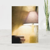 gloeilamp met een oude boekenimpressionisme kaart (Voorkant)