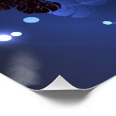 Gloeilamp met Nachtvlinders Perfect Poster (Hoek)