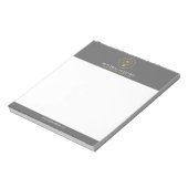 GLOEILAMP MONOGRAM LOGO voor ELEKTRICANEN Notitieblok (Linkerzijde)