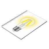 Gloeilamp Notitieboek (Linkerzijde)
