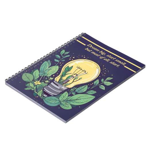 gloeilamp notitieboek (Linkerzijde)