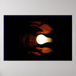 gloeilamp poster
