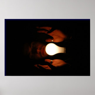 gloeilamp poster