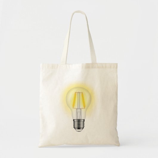 Gloeilamp Tote Bag (Voorkant)