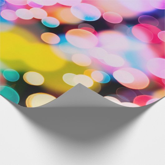  gloeilampachtergrond cadeaupapier (Hoek)