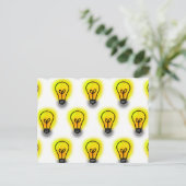 Gloeilampen Briefkaart (Staand voorkant)