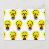 Gloeilampen Briefkaart (Voorkant)