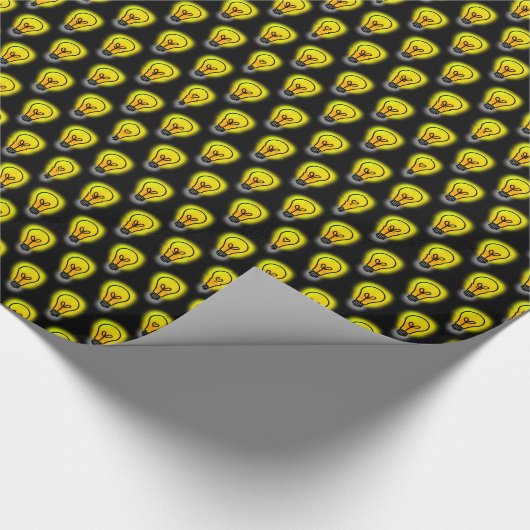 Gloeilampen Cadeaupapier (Hoek)
